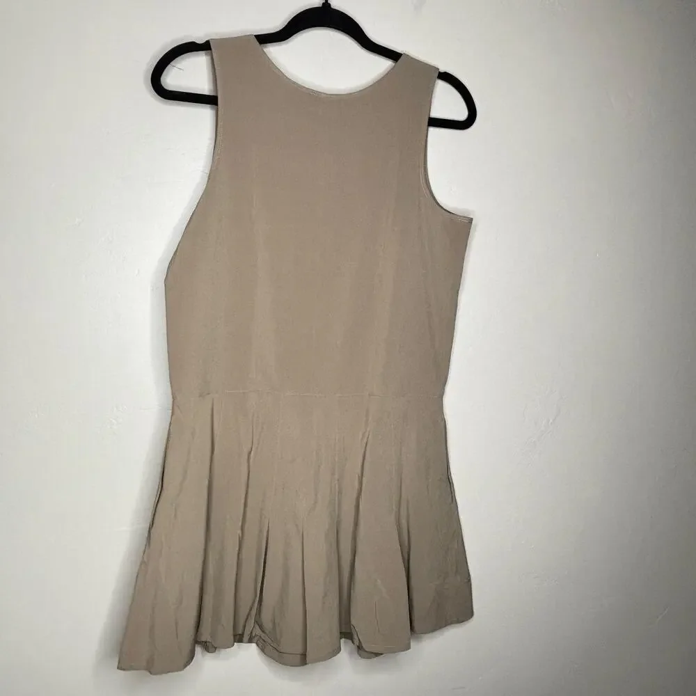 Athleta Girl School Day Dress Uniform Tan Khaki Beige Size XL 14 NWT
